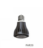 COB LED PAR Spotlight Bulb 15W 20W 25W 30W 50W E26 CRI 90 90 lm/W 24 or 36 Degree AC 85-265V Warm White Natural White Cool White White Black