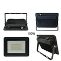 LED Flood Light 10W 20W 30W 50W 100W IP68 120° AC 110-240V Die-Cast Aluminum Black Shell