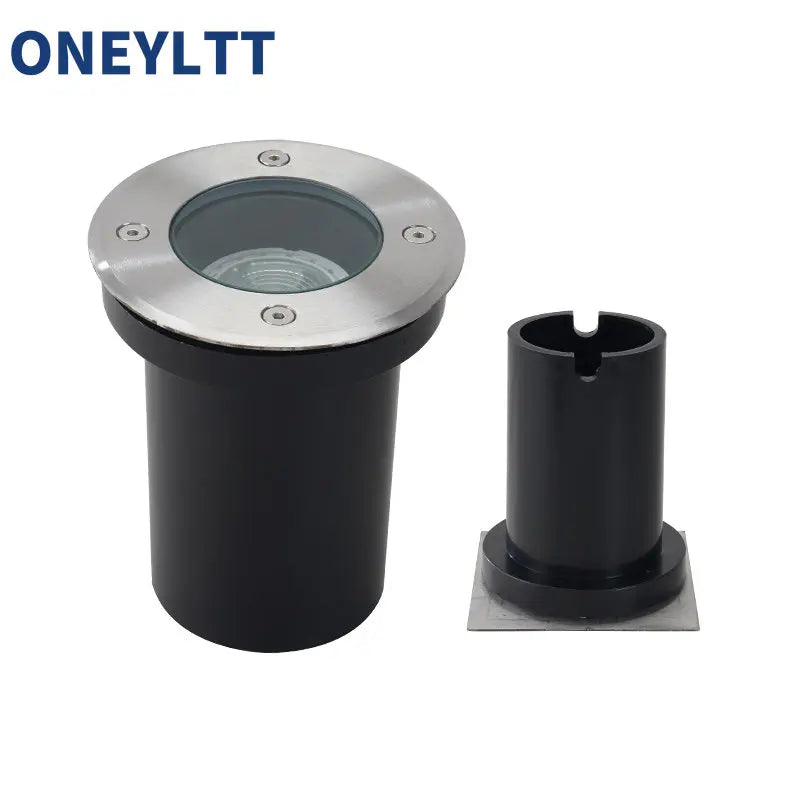 IP67 LED In-Ground Buried Light GU10 AC 85-265V MR16 DC 12V Square Round Stainless Steel