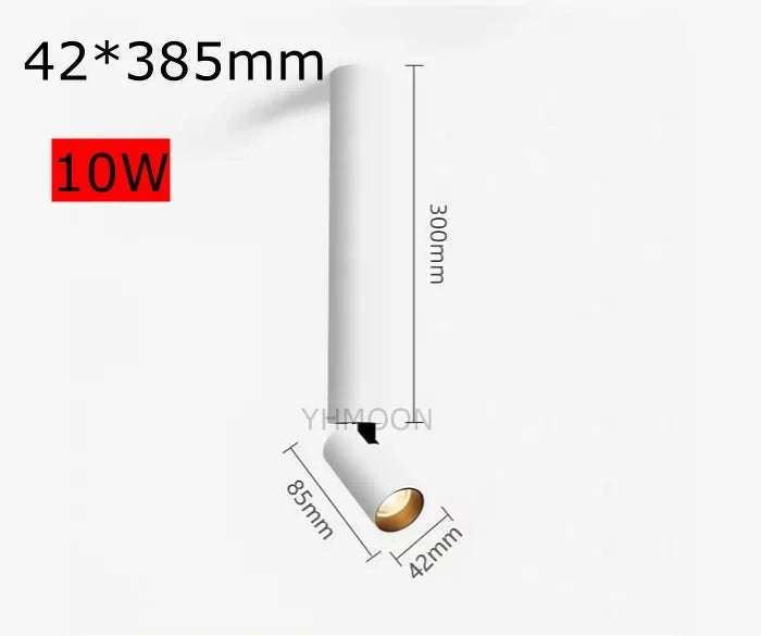 10W 20W OSRAM COB Rotatable Foldable LED Surface Spotlight CRI 92+ 24° Dimmable AC 85-265V