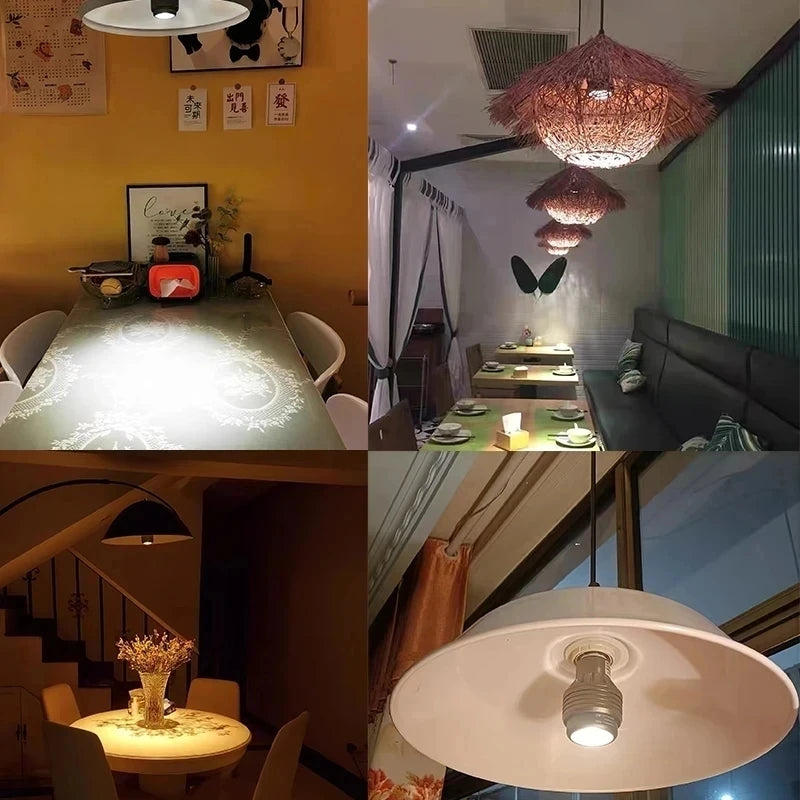 E27 COB LED Spotlight 5W 7W 10W 12W Adjustable Zoom 15-60 Degree 3 Colors AC 85-240V