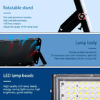 50W 100W IP65 LED Flood Light SMD2835 CRI 85+ 180° AC 110-220V Warm Cool White Aluminum