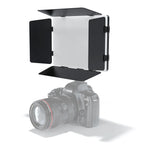 20W Bi-Color LED Video Light 2500-6500K Dimmable 180° Tilt NP-F Battery AC Adapter P30