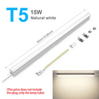 T5 LED Tube Light 15W 50cm SMD2835 CRI 80+ AC 85-265V Warm Neutral Cool White Aluminum