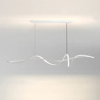 Modern Minimalist Dimmable LED Pendant Light 30W 35W Iron Acrylic White Black AC 90-265V
