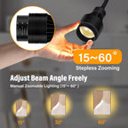 6x20W LED Stage Spot Light 120W Manual Zoom Beam Wash DMX512 6/10CH AC 100-240V Indoor