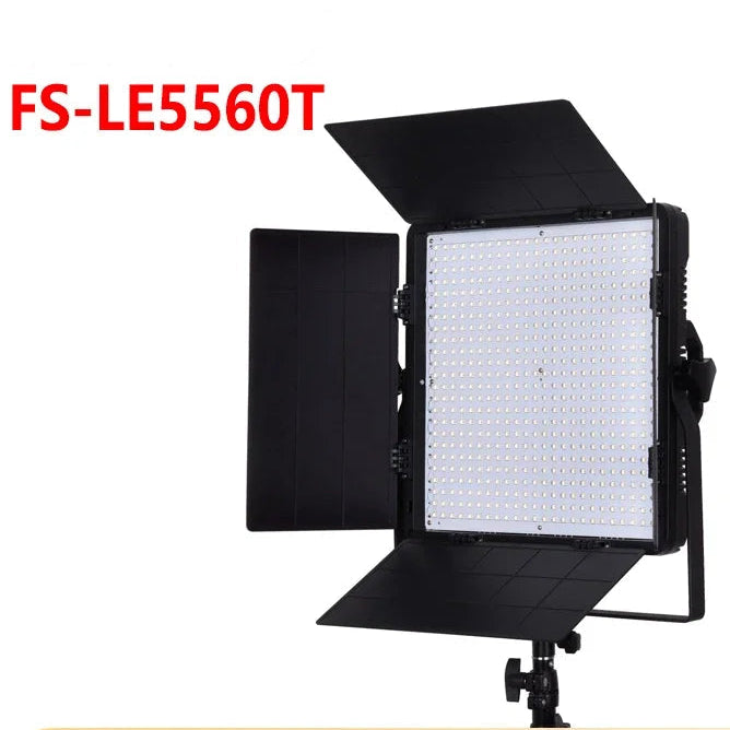 120W LED Video Studio Light CRI 95+ 5600K 6800 LUX Knob Dimmer AC 100-240V DC 12-18V
