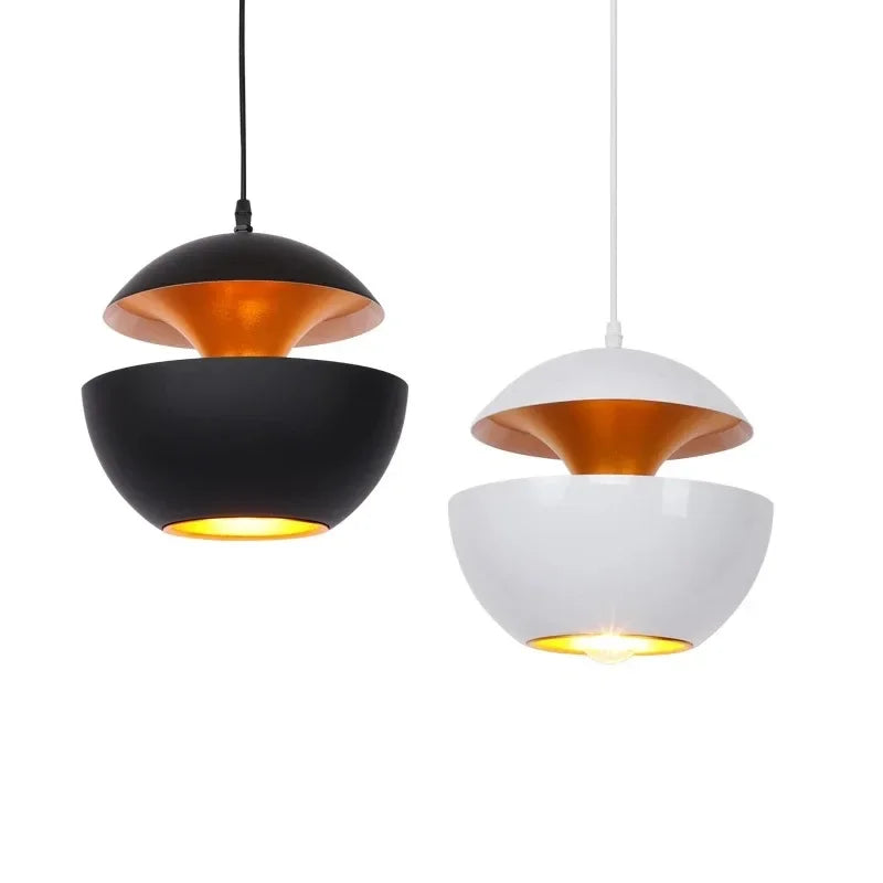 Modern Nordic Pendant Light E26 E27 Aluminum Chandelier D25cm D35cm Living Dining Room