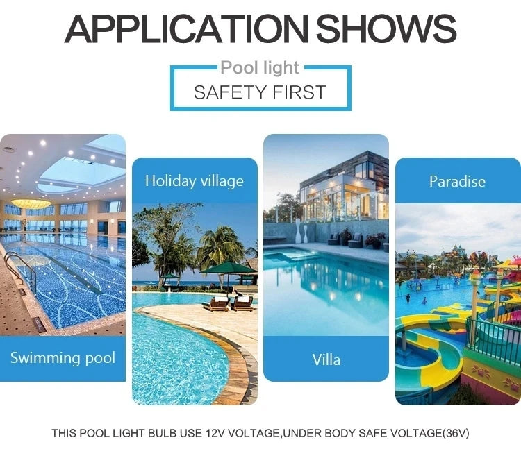 PAR56 LED Pool Light 12V Waterproof IP68