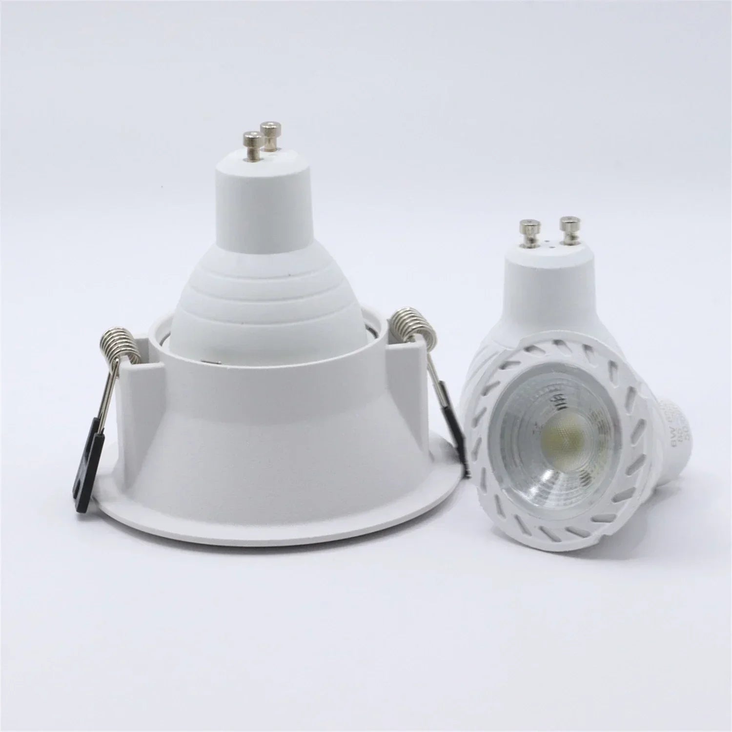GU10 MR16 Recessed Spotlight Frame Holder D88mm 75mm Cutout 4 Color Combos CE RoHS