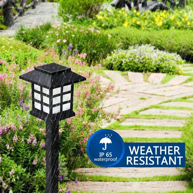 Solar LED Garden Pathway String Lights Waterproof 5m