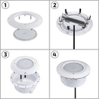 IP68 PAR56 Pool Light 18W 25W 35W Resin-Filled 140° SMD2835 AC/DC 12V RGB Remote Warm Cool