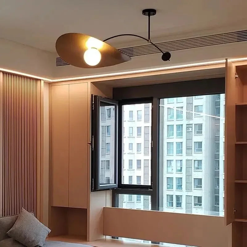 Modern Minimalist G9 Chandelier Iron Frosted Glass Up Down Touch Switch AC 90-260V