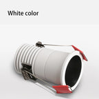 LED Mini Recessed Downlight Spotlight 3W 5W 7W 10W 12W 18W Aluminum AC 85-265V Warm White Natural White Cool White White Black Rose Gold 50000 Hours