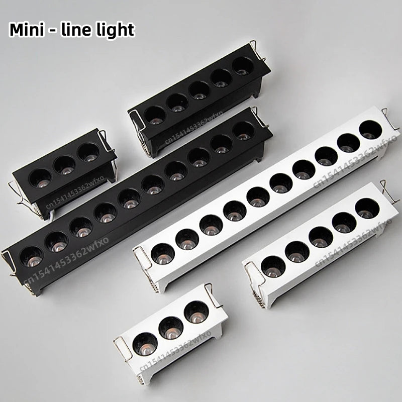 Dimmable Mini COB LED Grille Downlight 6W 12W 24W 30° 85lm/W AC 100-130V 200-240V No Glare