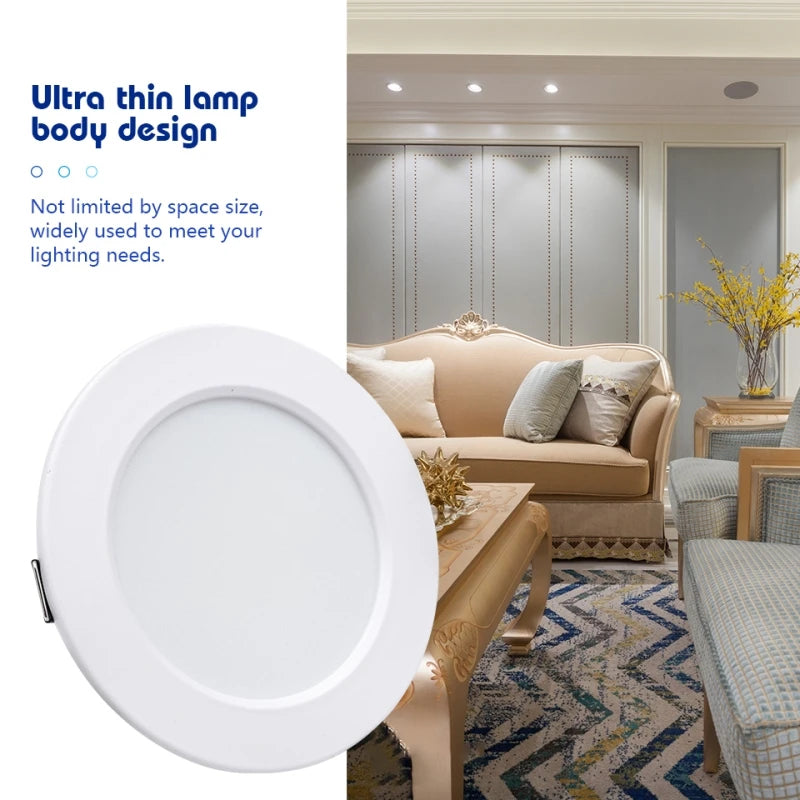 LED Recessed Downlight 5W 9W 12W 15W 18W Epistar DC12V DC24V AC110-220V 120° 2-Year