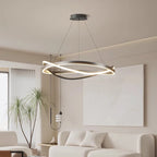 Modern Circular LED Ring Pendant Chandelier 60cm 80cm 100cm 72-144W Dimmable AC 90-265V