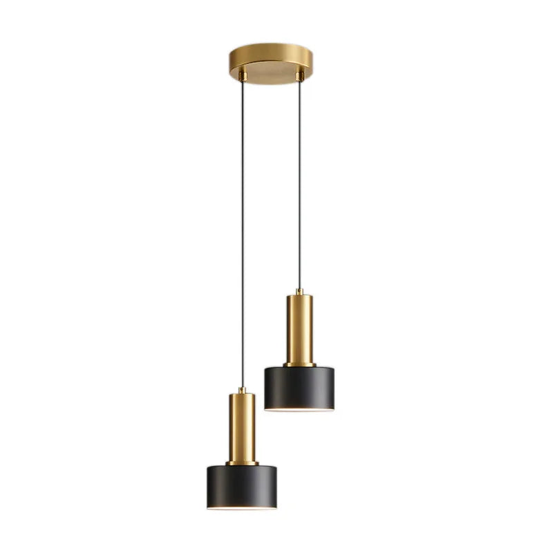 Nordic Minimalist E26 E27 Pendant Lamp Brushed Nickel 6 Colors 1.2m Cord AC 90-260V Bedroom