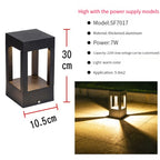 IP65 LED Garden Lawn Lamp 7W 10W 12W Die-Cast Aluminum AC 110-220V Warm Natural Cool White