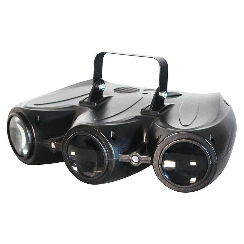 30W RGBW LED Airship Stage Light 192 LEDs + Dual Laser DMX512 Sound Auto AC 90-240V