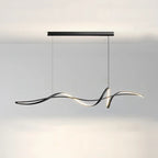Modern Minimalist Dimmable LED Pendant Light 30W 35W Iron Acrylic White Black AC 90-265V