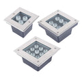 IP68 Stainless Steel LED Underground Buried Light 3W-18W 100-120lm/W AC 85-265V DC 12V 6-Color