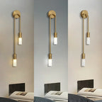 Modern Nordic LED Wall Lamp G9 Gold Metal Acrylic 8x55cm 10x67cm 90-260V Bedroom Hotel