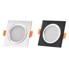Dimmable Square LED Recessed Downlight 3W 5W 7W 9W 12W 15W CRI 85+ 120° AC 110-220V