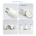 GU10 LED Spotlight Bulb SMD 2835 9W 38 or 120 Degree CRI 80 AC 100-240V No Flicker Track Lighting Living Room 10 Pack