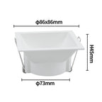 GU10 MR16 GU5.3 Recessed Spotlight Frame Splash-Proof 86mm Spring Clips Bathroom Wet Room