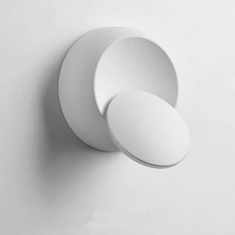 5W LED Wall Sconce 350-Degree Rotatable Up Down Light Aluminum 3000K 6500K 110-240V