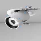 10W 12W 15W 20W 25W 30W Recessed Rotating and Folding LED Downlights OSRAM Chip COB Ceiling Lamps Spot LightS 110V-240V For Home