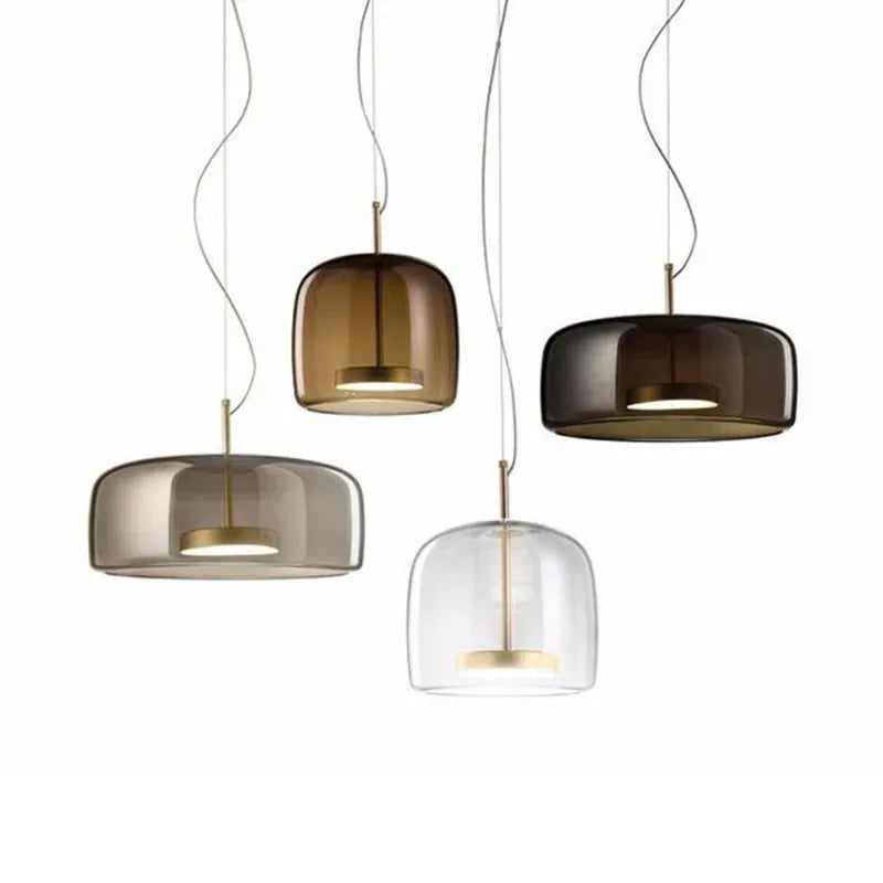 Modern Glass Pendant Light E26 E27 Iron Knob Switch AC 90-260V 5-10m² Hotel Bar Bedroom