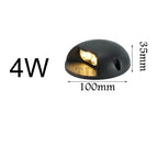IP68 LED Underground Buried Light 2W 3W 4W 6W 8W 100° 100lm/W AC 85-265V DC 12V Garden Path