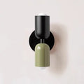 Nordic Macaron LED Wall Lamp E26 E27 2-Light Iron Bedside Sconce Bedroom Living Room