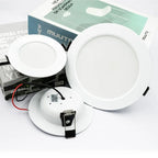 Epistar LED Recessed Downlight 5W 9W 12W 15W 18W 120° CRI 85+ DC 12-24V AC 110-220V
