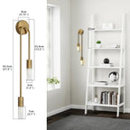 Modern Nordic LED Wall Lamp G9 Gold Metal Acrylic 8x55cm 10x67cm 90-260V Bedroom Hotel
