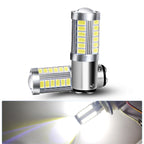 BA15S BA15D BAY15D BAU15S LED Bulb 5W 1200lm 5730 33SMD 12V Brake Signal 2 Pack