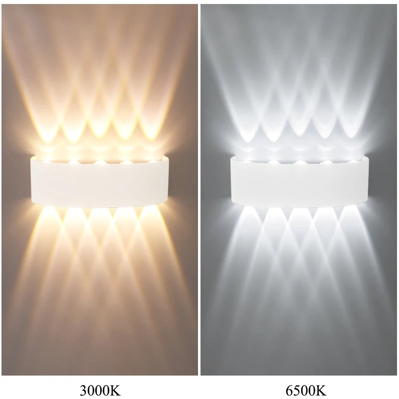 LED Outdoor Wall Light IP65 Waterproof 4W 6W 8W 10W Garden Porch Lamp AC85-265V