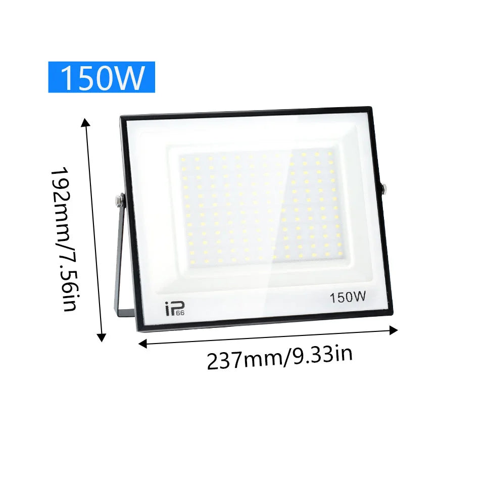 LED Flood Light 20W 30W 50W 100W 150W 200W 300W IP66 AC 100-130V 175-265V Warm Neutral Cool