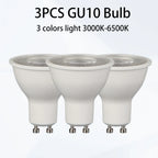 GU10 LED Track Spotlight Surface-Mounted Ceiling Lamp AC 90-260V 10-15m² Kitchen Dining