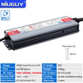 IP67 Ultra-Thin LED Power Supply DC 12V 24V 36W-400W AC 100-265V Flicker-Free EMI Filter