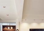 Wood Grain COB LED Recessed Downlight 7W 10W 12W 15W 18W Aluminum CRI 97 120 lm/W Touch Switch Dimmable AC 100-240V Ceiling Spot