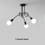 Modern Minimalist Branch Chandelier E26 E27 Iron AC 110-240V Hotel Restaurant Living Room