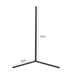 LED Corner Floor Lamp 16-20W DC 12V AC 100-240V 142cm 5050 120 LED Touch Switch Aluminum Iron Acrylic White Black Warm White Cool White Remote