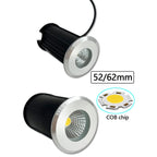 IP67 LED Underground Ground Light 1W 3W 5W AC 110-220V or DC 12-24V 100 lm/W Warm White Natural White Cool White Red Green Blue Garden Path Landscape