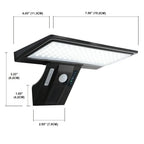Solar LED Security Flood Light 90 SMD2835 LEDs PIR Motion Sensor IP65 Waterproof 4 Modes 2600mAh ABS Porch Yard Garden Wall Light