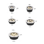 IP67 LED Recessed Ground Spotlight 2W 3W 6W 10W 12W 18W Aluminum Stainless Steel Tempered Glass AC 85-265V or DC 12V 24V Garden Pool