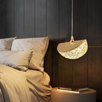 Nordic LED Pendant Light Acrylic Iron Plated Single Cord Ceiling Lamp 90-260V
