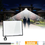 IP66 PIR Motion Sensor LED Flood Light 20W 30W 50W 70W 100W 150W 200W 300W Die Cast Aluminum 120 Degree AC 100-130V or 175-265V Garden